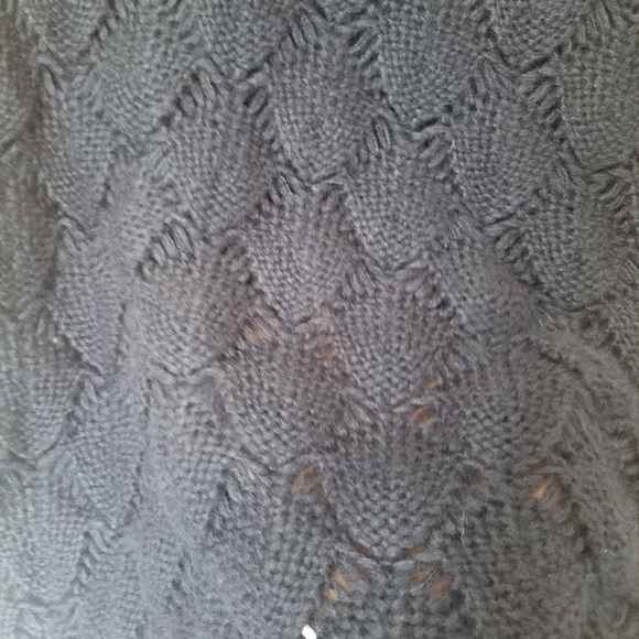 FRNCH Paris textured knit turtleneck sweater navy blue small/medium nwt - Picture 10 of 10